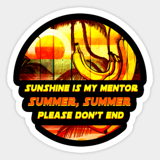 Bananas Mentor Sticker